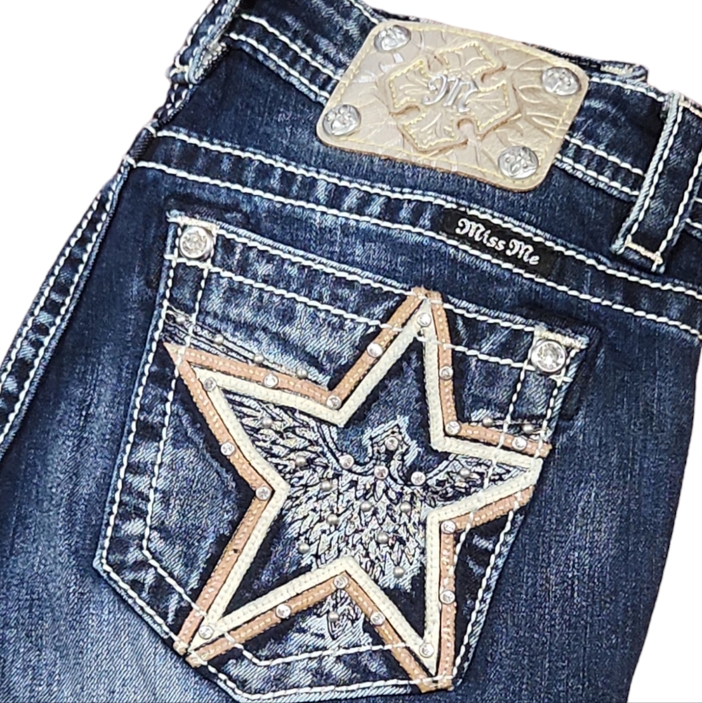 Miss Me Mid-Rise Boot Cut Jeans Size 28